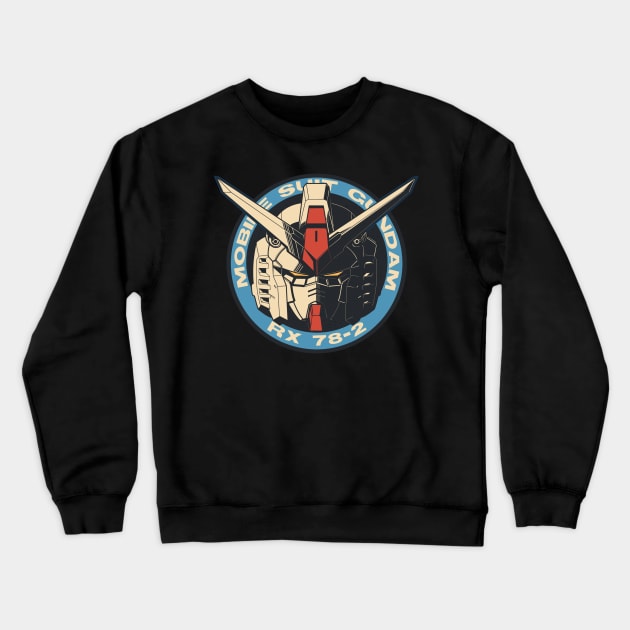 Gundam Badge Crewneck Sweatshirt by WahyudiArtwork